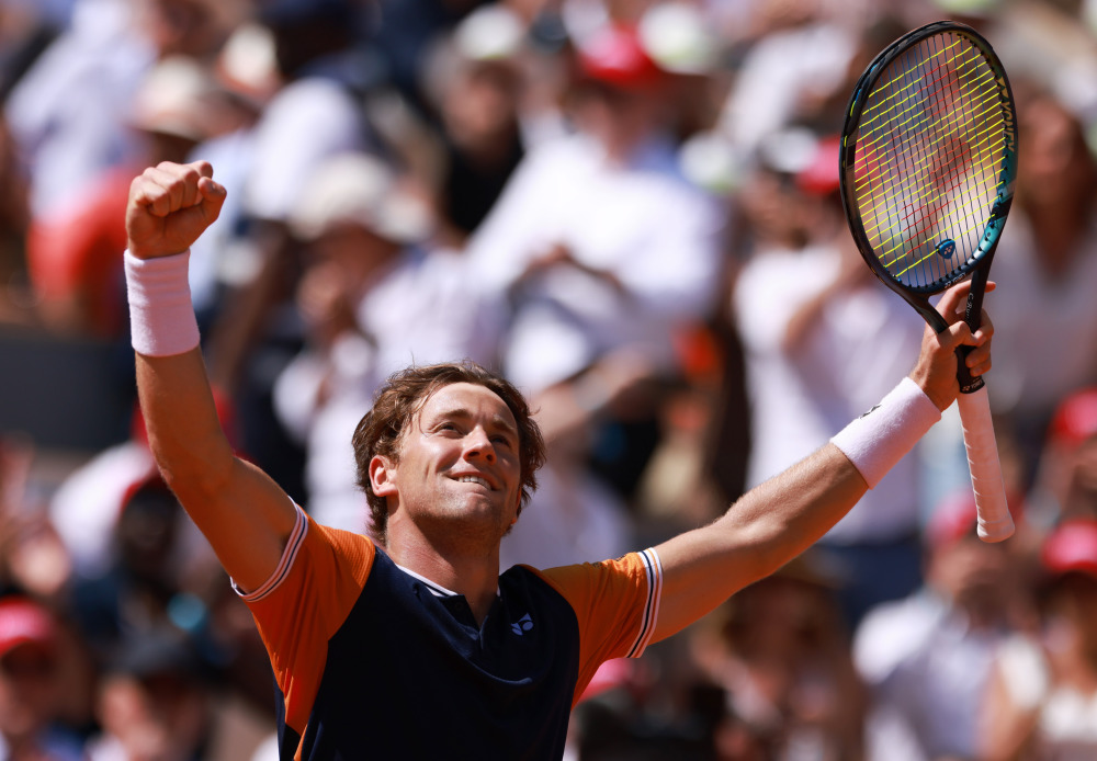 美网绝杀法网，鲁德高光表现